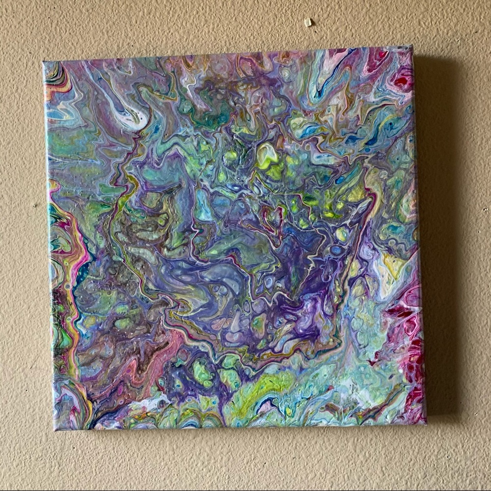 “Double Axel” Original Signed Abstract Painting